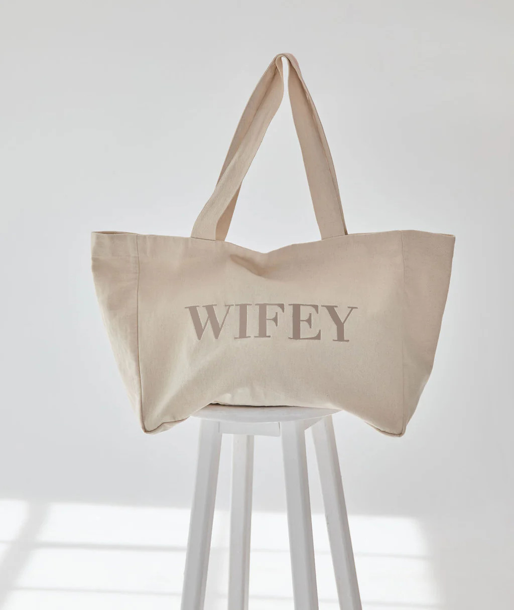 Wifey Statement Tote Bag | Six Stories