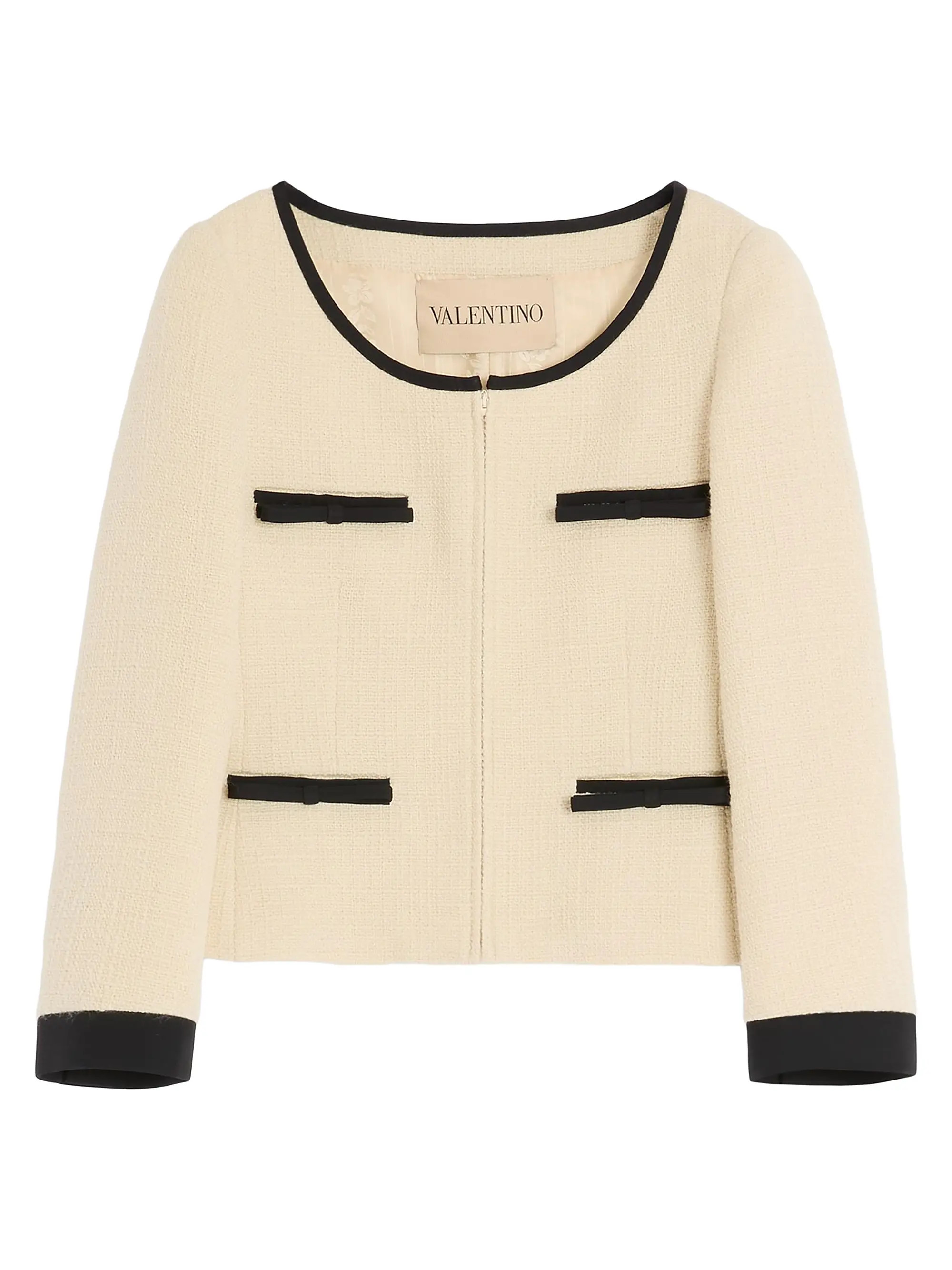 Plain Wool Tweed Jacket | Saks Fifth Avenue