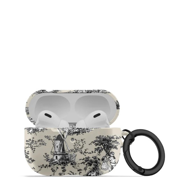Matte Black Toile Print Airpod Case French Provincial Airpods | Etsy | Etsy (DACH)