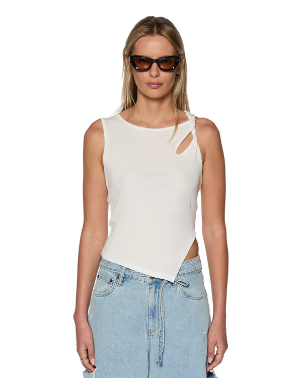 Buy Twisted Tank White  | Ksubi ++ | Ksubi (US)