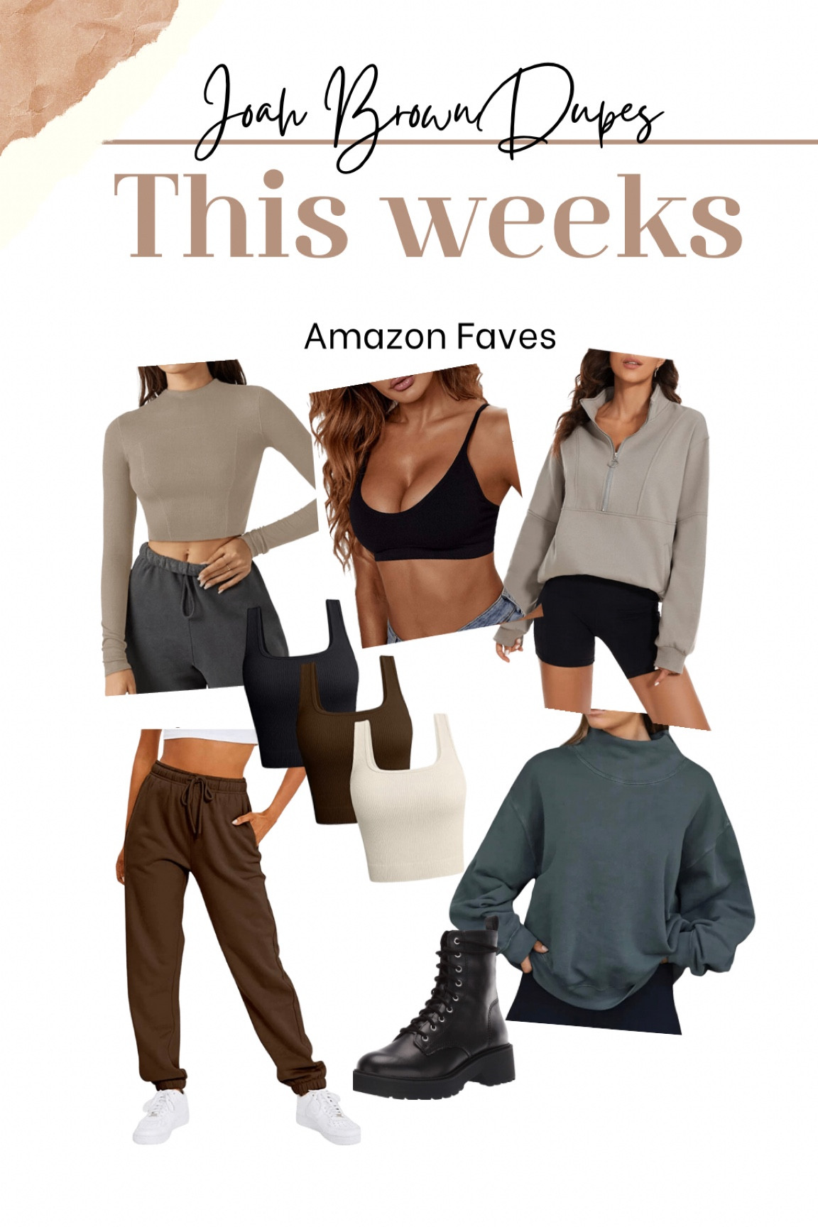 Check out these Joah Brown Dupes! 
I wear size small on tighter fits and M/L or looser items. I like a baggy fit  

#LTKFind #LTKfit #LTKxAF