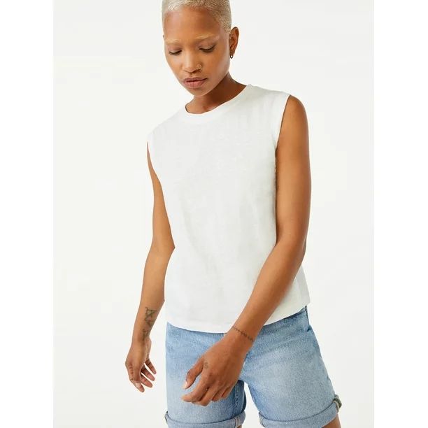 Free Assembly Women's Muscle Tank Top | Walmart (US)