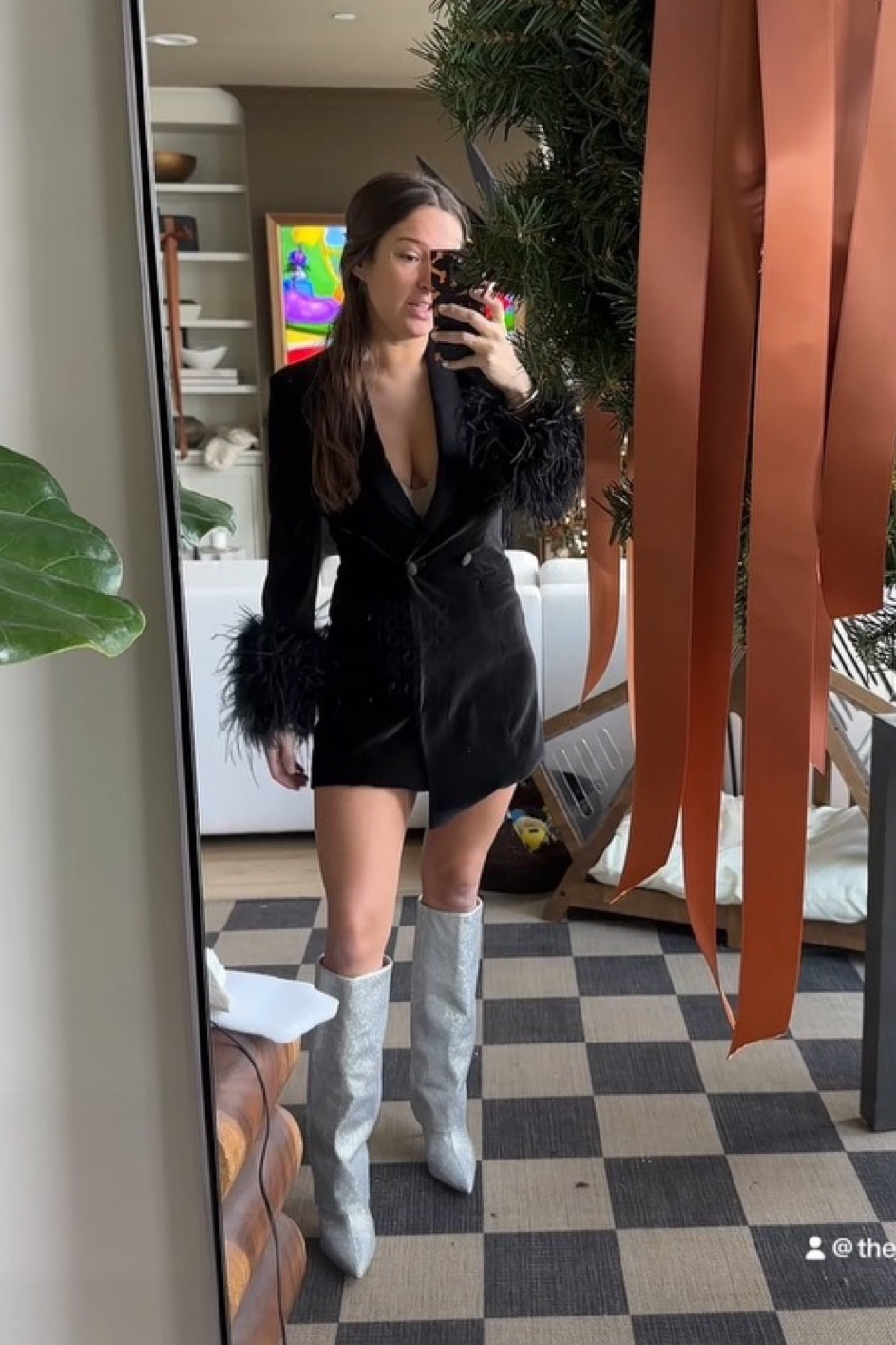 Trying on outfits for a holiday party, obviously not with the bra but loving this look! 

#LTKshoecrush #LTKparties #LTKGiftGuide