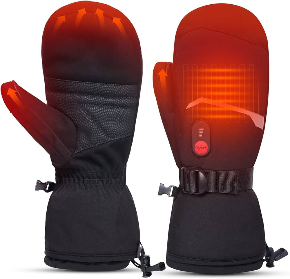 SAVIOR HEAT Heated Mittens for Men and Women, Rechargeable Heated Gloves with Touchscreen 7.4V 22... | Amazon (US)