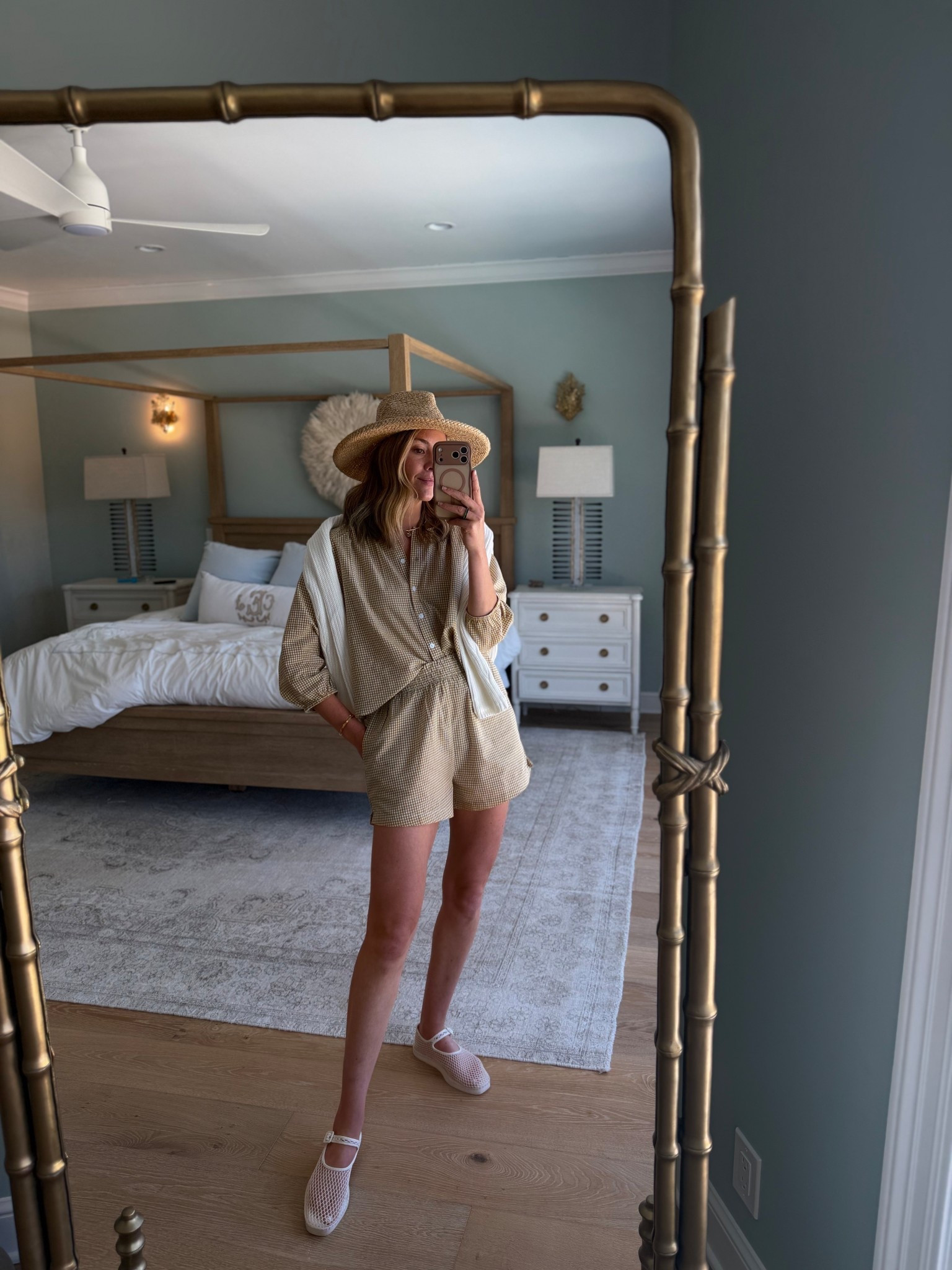 an easy gingham set for spring & summer, and the perfect travel look for a weekend away 💫 wearing a size small in both pieces! this set is a classic marea style (runs tts) and i always grab a new colorway when they launch new ones! an easy throw on and go outfit that always looks put together.

#LTKTravel #LTKootd #LTKSeasonal