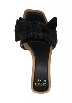 Crown & Ivy™ Sophia Bow Sandals | Belk