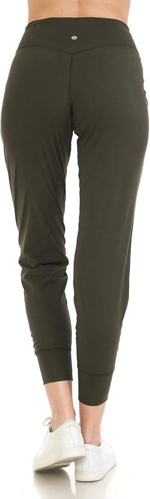 Leggings Depot Women's ActiveFlex Slim-fit Jogger Pants with Pockets Athletic Joggers for Yoga, Workout, Lounge, Running | Amazon (US)