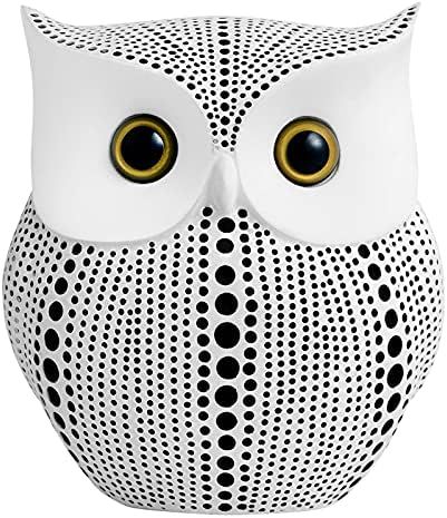 Owl Statue for Home Decor Accents Living Room Office Bedroom Kitchen Laundry House Apartment Dorm... | Amazon (US)