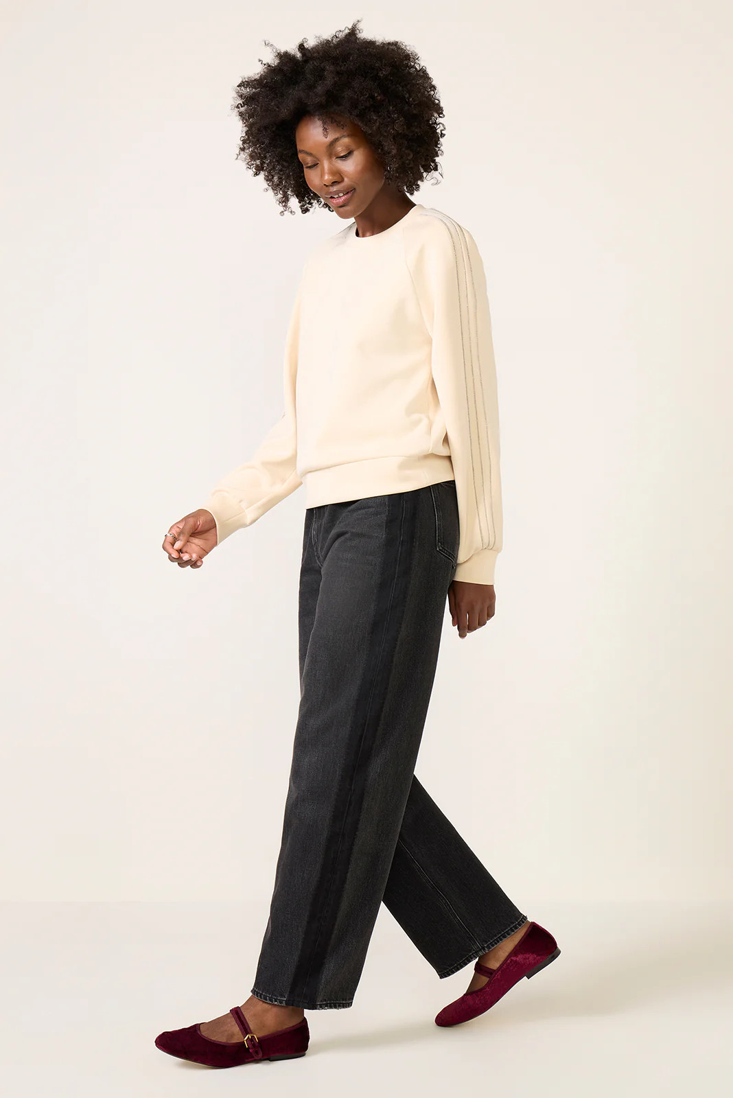 Wes Barrel w Tux Stripe Jean | Evereve