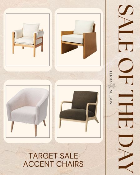 These accents chairs are currently on sale! Shop them here at Target! 

#LTKsalealert #LTKFind #LTKhome