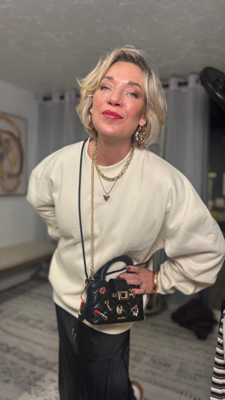 Reinvention gets sold like some big dramatic moment, but most days it’s just you standing in front of a mirror deciding you’re done disappearing. Sometimes it’s the mindset. Sometimes it really is the clothes. Both count. Both shift something. Both remind you you’re still in there and you’re not done yet.

Many of the items in this post are vintage or no longer being sold and sold out. Nordstrom’s used to sell this Aldo bag but now they are getting harder to find. I put some similar product so you could re-create the look below.

#reinventyourself #styleover50 #over50

#LTKselfcare #LTKHoliday #LTKootd