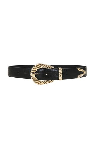 petit moments Modern Rodeo Belt in Black Crox & Gold from Revolve.com | Revolve Clothing (Global)