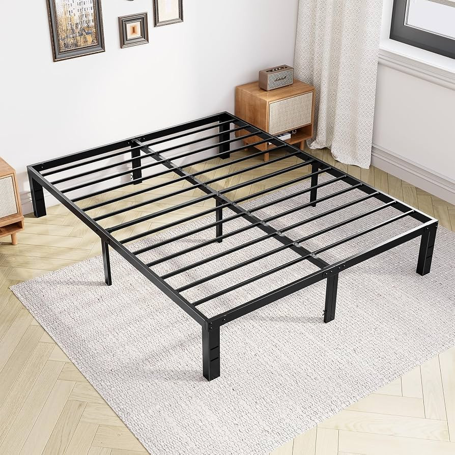 DUMOS Full Bed Frames, 14 Inch Height Platform Bed Frame | Amazon (US)