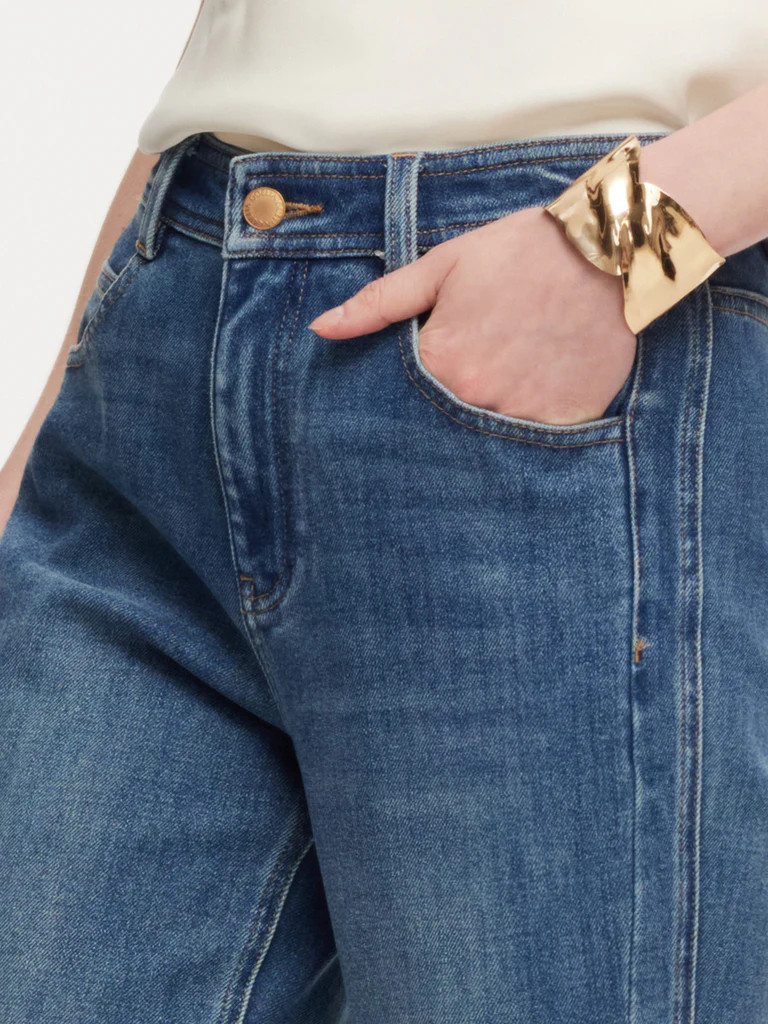 Lyocell Blend Four-Way Stretch Women Flared Jeans | GOELIA