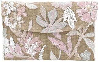 Verdusa Women's Floral Embroidery Sequin Evening Beaded Clutch Bags 2026 Party Purses | Amazon (US)