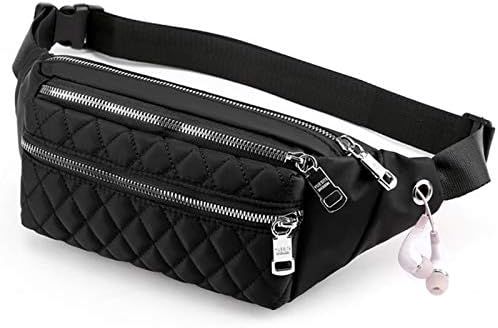 Voikukka Designer Fanny Pack Women Waterproof Fashion Travel Waist Bag Cool Belt Bag Quilted Crossbo | Amazon (US)