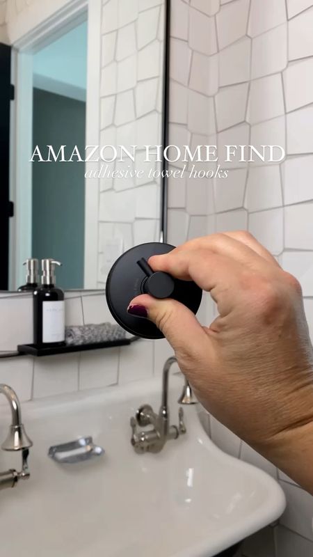I have found so many places to use these adhesive towel hooks! They’re perfect for tile, glass or even inside the shower. 

Amazon home / amazon find / amazon organization / bathroom organization / bathroom mirror 

#LTKhome #LTKstyletip #LTKfamily