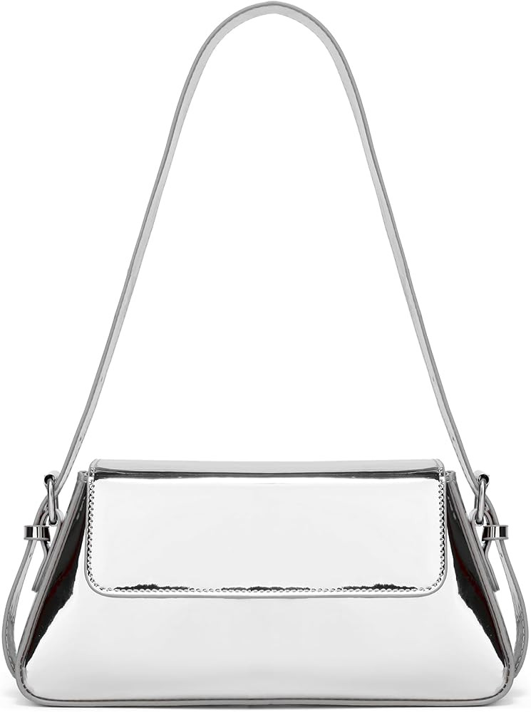 Evening Bag Women Hobo Bag Clutch Y2k Sparkly Silver Purse Tote Handbag Shoulder Party Bag Cute M... | Amazon (US)