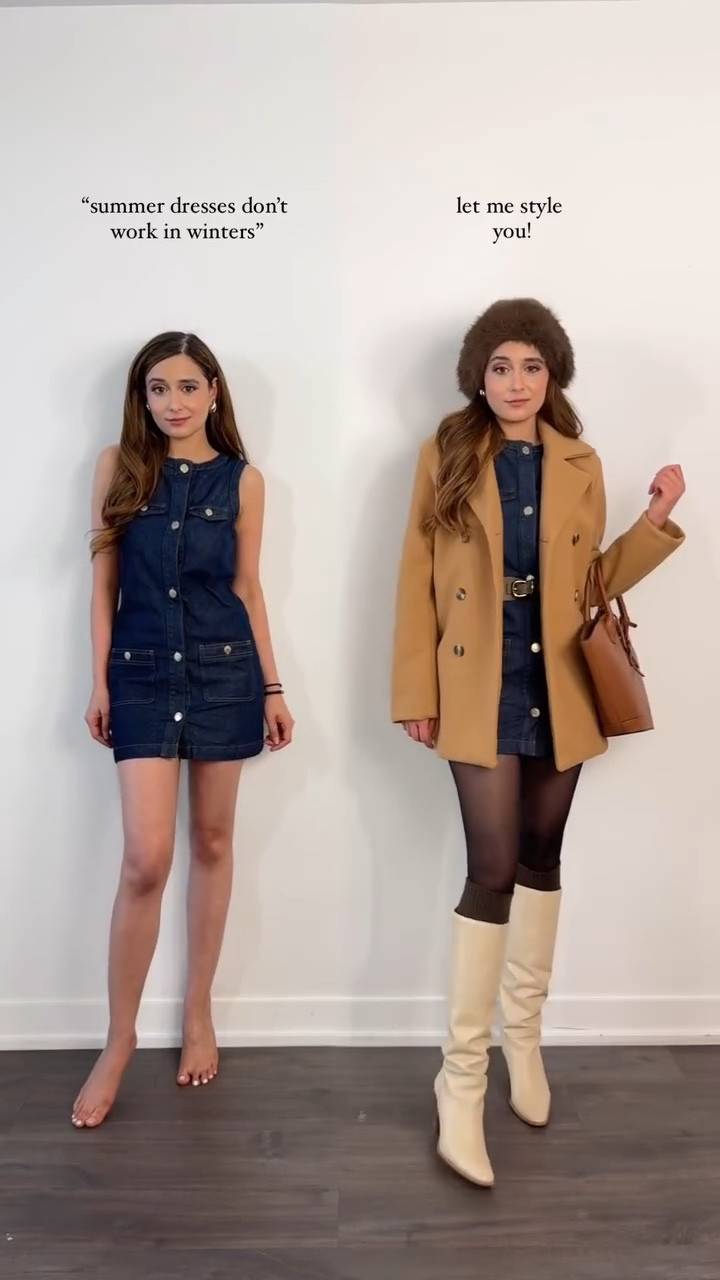 A denim summer dress in winters? YES, PLEASE 😍🥹 Do we love it?



#winteroutfitideas #denimdress #winterstyling #layeringclothing #winterstyleguide #summervswinter #winterlayering #grwmreel #casualoutfitideas

#LTKSaleAlert #LTKFindsUnder100 #LTKStyleTip