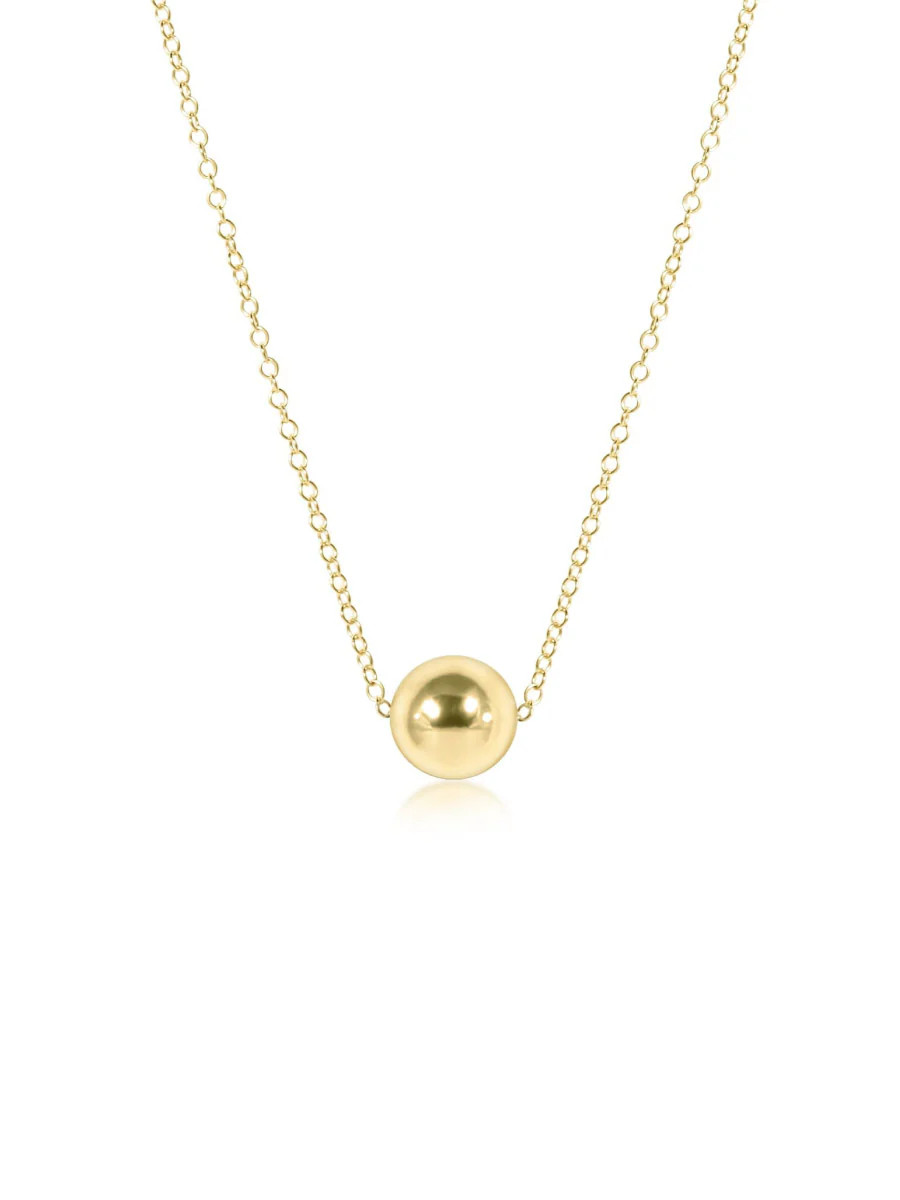 16" Classic Necklace 8mm Gold - Southern Made | Shop Southern Made & Southern Made Tees