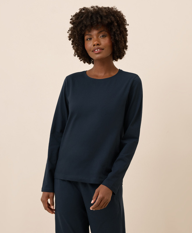 Women’s Cool Stretch Relaxed Sleep Shirt made with Organic Cotton | Pact | Pact Apparel