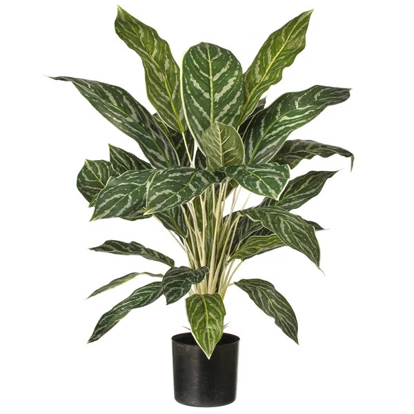 27" Artificial Banana Leaf Plant in Pot | Wayfair Professional