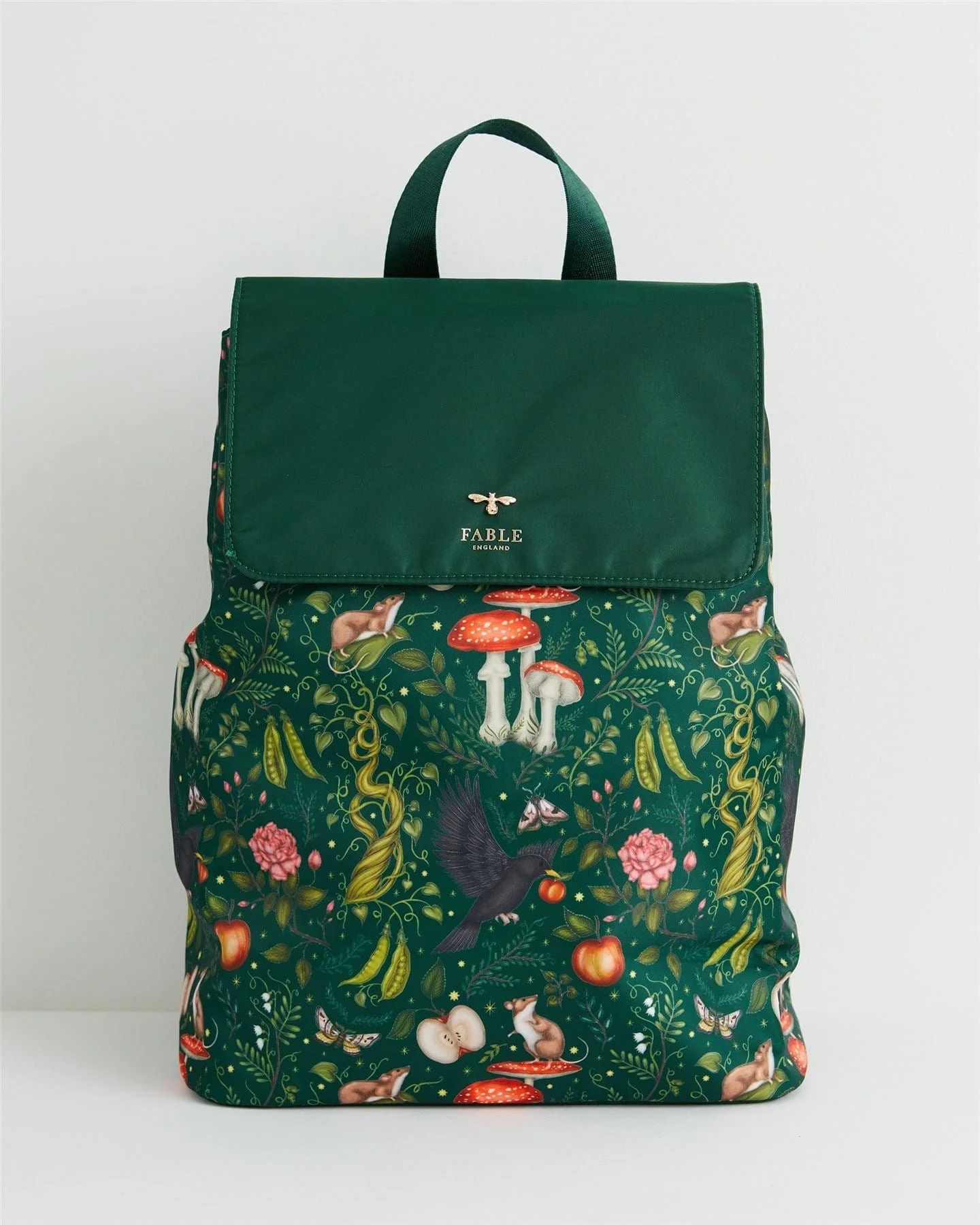 Catherine Rowe x Fable Into the Woods Green Backpack | Fable England