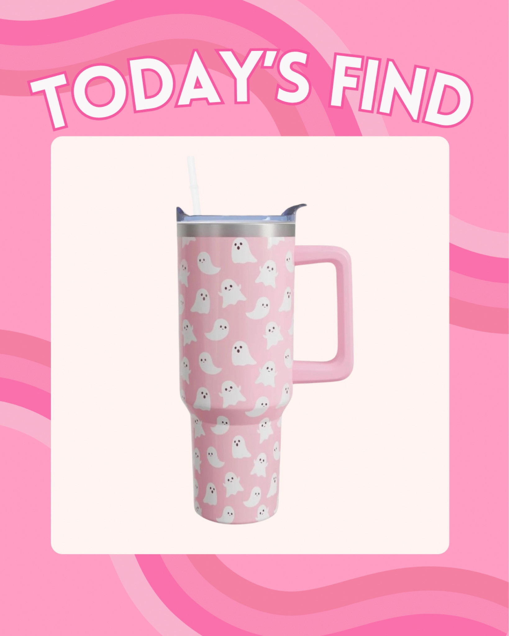 40oz ghost tumbler for $25?! I need it! 

#LTKHome #LTKHalloween #LTKFindsUnder50