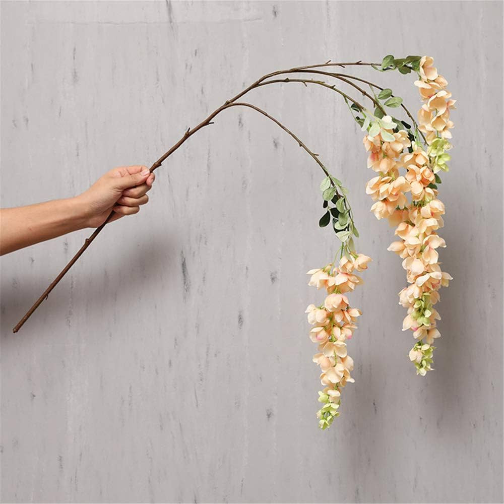 Faux Flowers,Wisteria Flower, Bean Flower Simulation Flower, Wedding Home Decoration Accessories,... | Amazon (US)