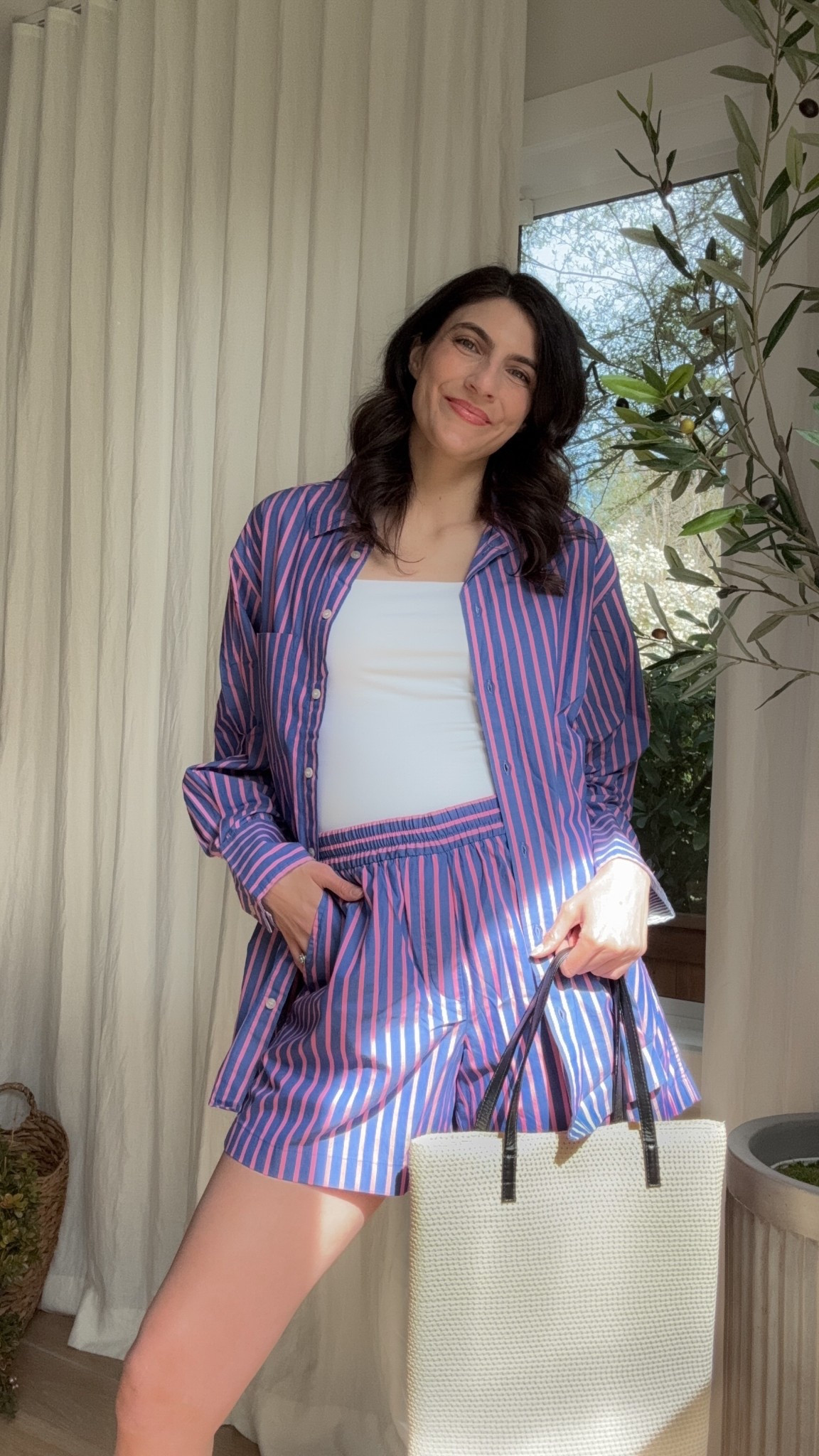 Vacation outfit - matching set! 

This set comes in tall, petite, and regular sizes. It’s also available in a variety of colors and prints. It’s going to be perfect for summer or your next warm weather vacation. 

Sizing:

Shirt: TTS - but I sized up for a more oversized fit (wearing a tall large)
Shorts: TTS - wearing a tall medium (they have a drawstring) 



#LTKFindsUnder100 #LTKTravel #LTKSeasonal