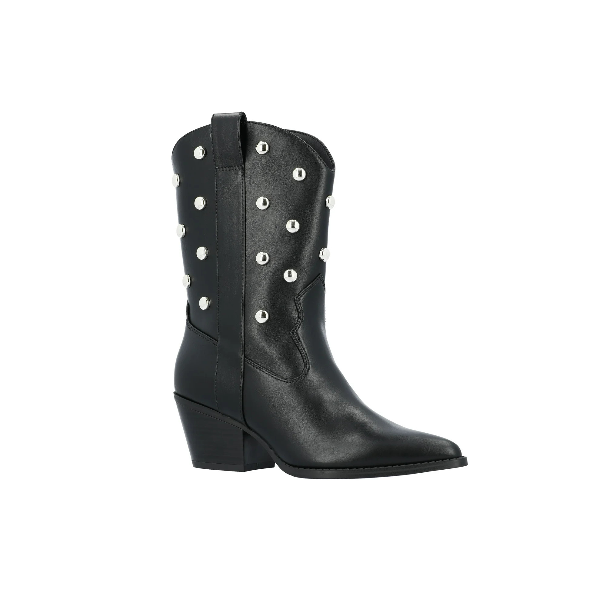 Time and Tru Women's Studded Western Boots | Walmart (US)