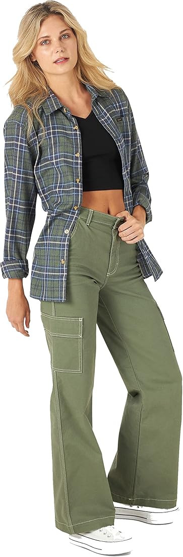 Women's High Rise a Line Cargo Pant | Amazon (US)