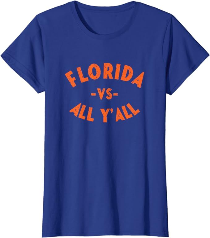 Florida VS All YALL - Represent the Gator State T-Shirt | Amazon (US)