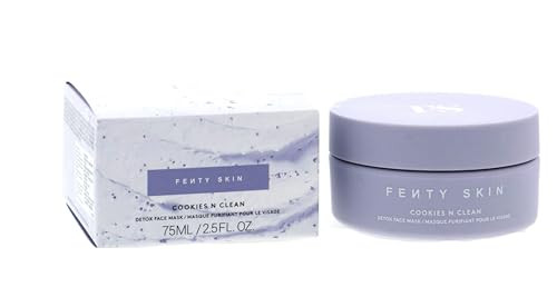 Fenty Skin Cookies N Clean Whipped Clay Pore Detox Face Mask with Salicylic Acid + Charcoal 2.5 oz/ 75 mL | Amazon (US)