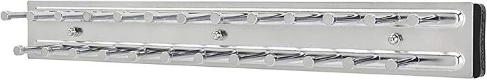 Rev-A-Shelf Pullout 14 Inch Side Mount Extending Closet Tie and Belt Organization Storage Rack Ho... | Amazon (US)