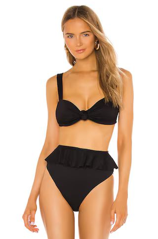 BEACH RIOT Sophia Bikini Top in Black from Revolve.com | Revolve Clothing (Global)