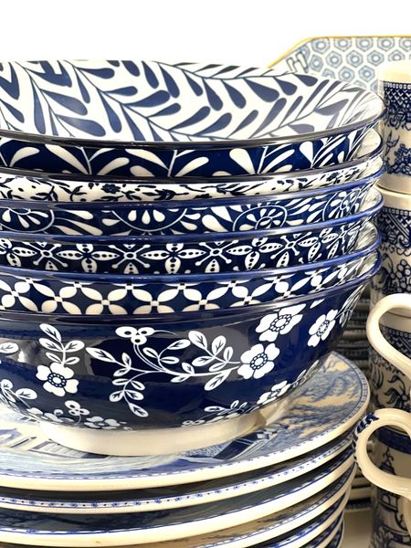 Blue and white soup bowls | kitchen | home 

#LTKfindsunder100 #LTKstyletip #LTKhome