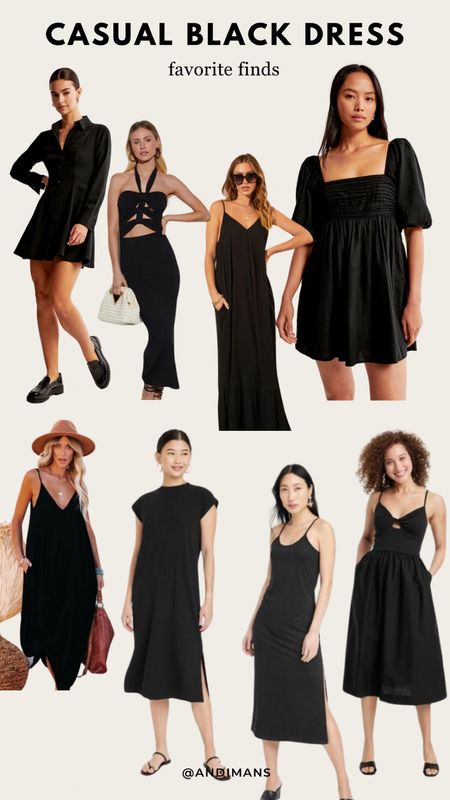 Casual black dress finds!

#LTKfindsunder50 #LTKfindsunder100 #LTKstyletip
