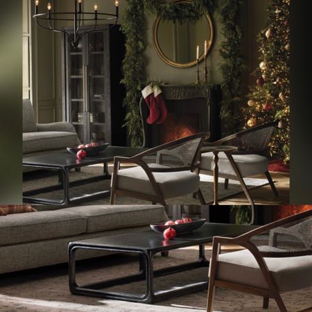 It’s time to make your living room festive. We love how the modern furnishings  pair with a traditional Christmas color palette. 

#LTKhome #LTKGiftGuide #LTKHoliday
