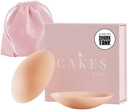 CAKES Body® Grippy Non-Adhesive Silicone Nipple Covers for Women (NO STICKY ADHESIVE) - Reusable... | Amazon (US)