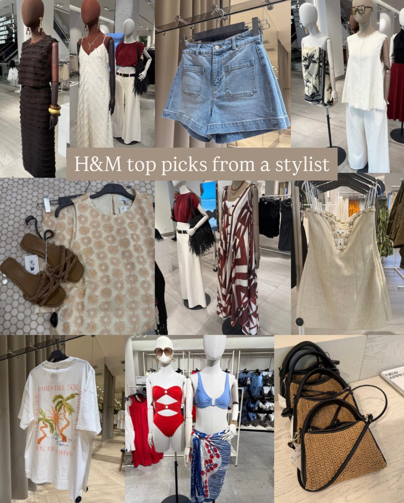 H&M Top Picks from a Stylist❤️‍🔥
Tags: denim shorts fringe top midi skirt set co-ord linen chic frayed edge sandals appliqué floral flower maxi dress shell embellished printed tshirt swimsuit sarong raffia bag fashion spring summer inspo outfit ideas city break holiday new in trend trending Barcelona Ibiza Dubai sandals

#LTKspring #LTKstyletip #LTKsummer