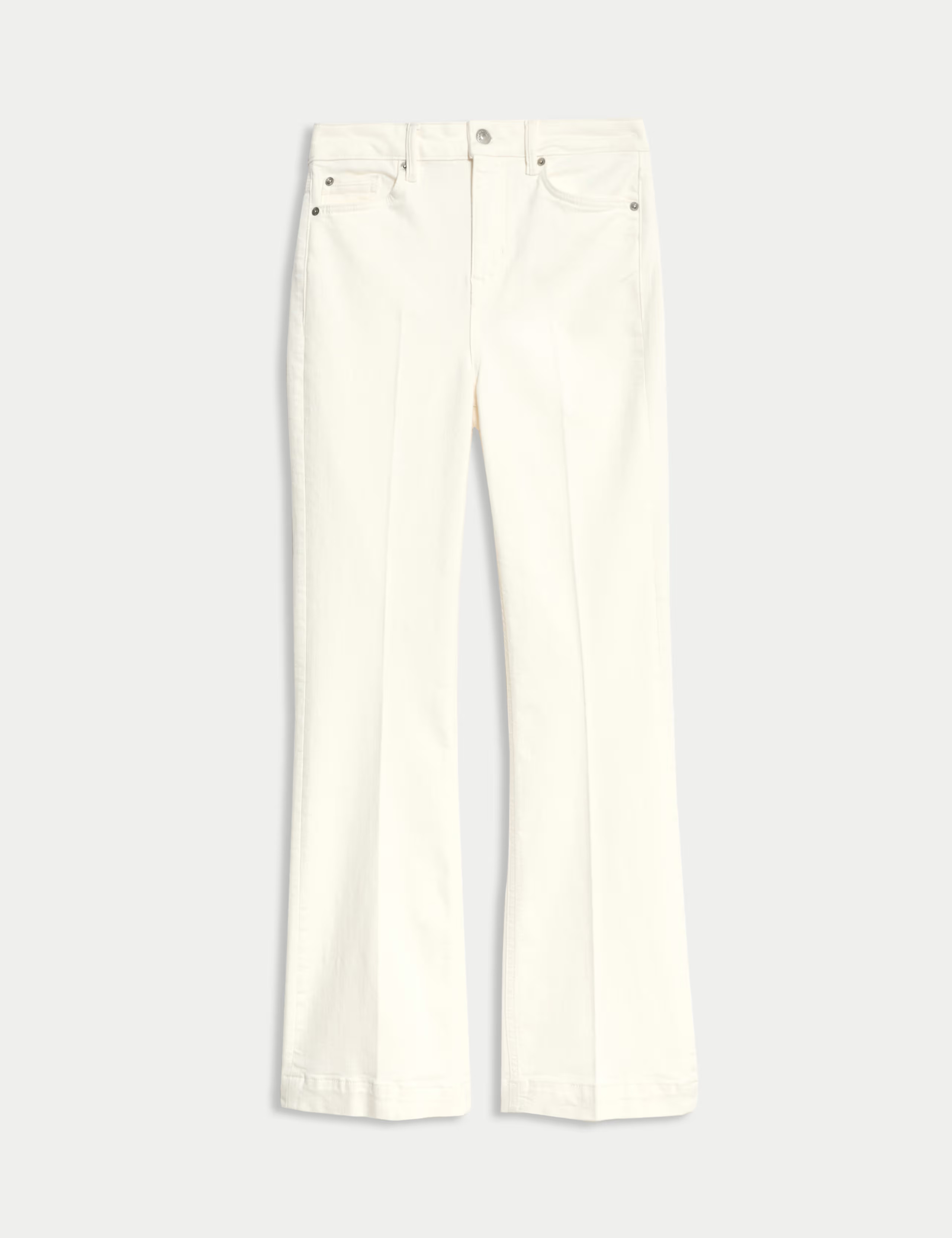 High Waisted Crease Front Slim Flare Jeans | Marks & Spencer (UK)