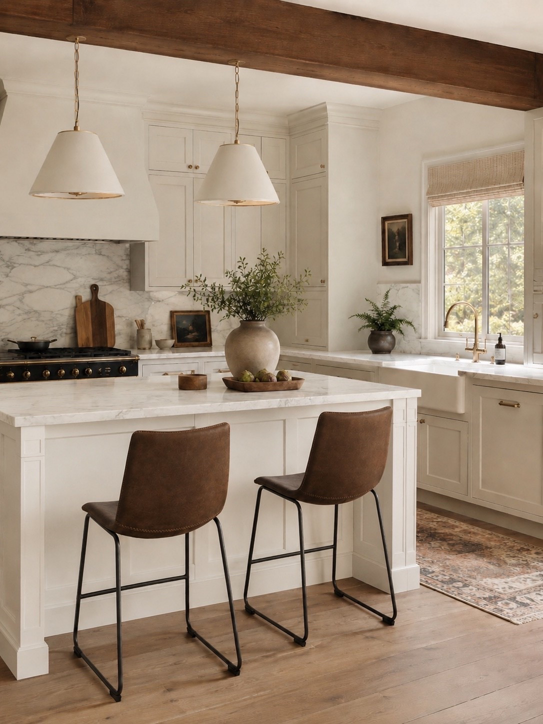 Kitchen Island Style You’ll Love 🤍

This warm, timeless kitchen perfectly blends classic farmhouse charm with elevated designer details. From the crisp white cabinetry and marble countertops to the rich wood ceiling beam and beautiful leather counter stools, every element creates a welcoming space that feels both sophisticated and lived-in. The layered neutrals, brass accents, and natural textures make this kitchen the heart of the home.

If you’re dreaming of a cozy yet refined kitchen refresh, these designer-inspired details are proof that timeless style never goes out of fashion.

Follow @farmtotablecreations on Instagram for more cozy home finds and trending decor.

#LTKHome #KitchenInspiration #KitchenDesign #FarmhouseStyle #McGeeAndCoInspired #KitchenDecor #HomeDecor #InteriorDesign #KitchenIsland #NeutralHome #TimelessDesign #DreamKitchen #HomeStyling #CozyHome #ModernFarmhouse #KitchenRefresh #InteriorInspiration #HomeFinds #FarmToTableCreations #LTKHomeDecor

#LTKSaleAlert #LTKHome