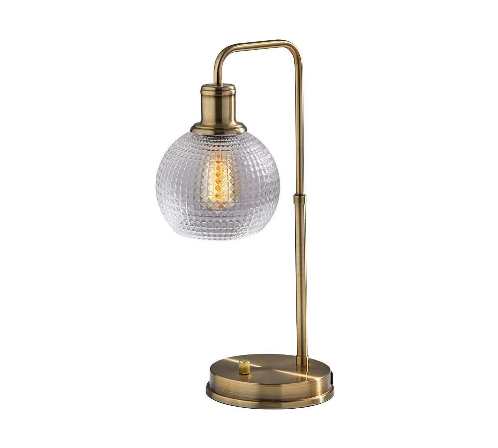 Barnet Hand-Blown Glass Globe Task Lamp | Pottery Barn (US)