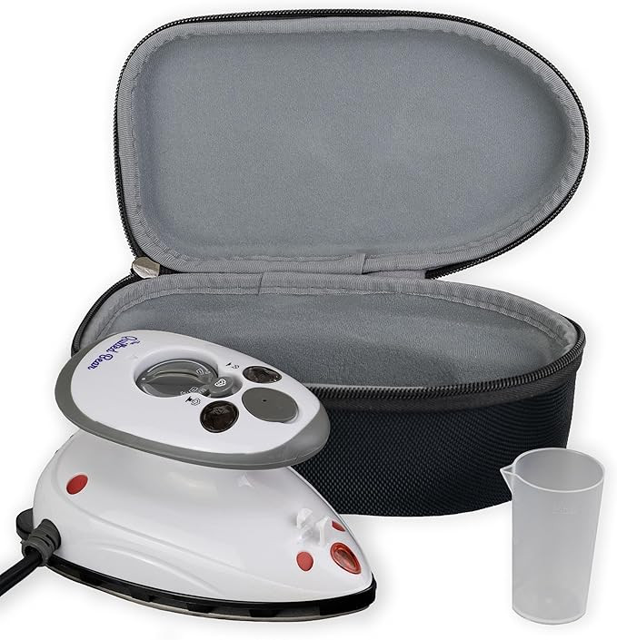 The Quilted Bear Mini Steam Iron - Lightweight Mini Travel Iron for Effortless Quilting & Wrinkle... | Amazon (US)