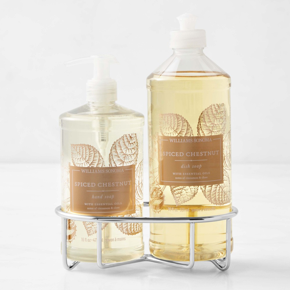 Williams Sonoma Spiced Chestnut Hand Soap & Dish Soap 3-Piece Kitchen Set | Williams-Sonoma