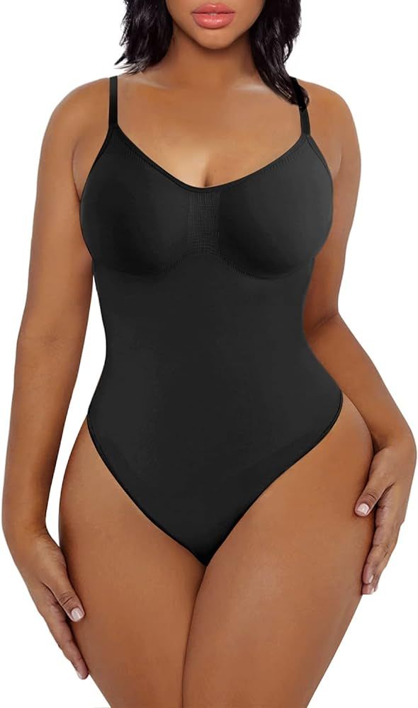 YIANNA Sculpting Bodysuit for Women Tummy Control Seamless Shapewear Body Shaper | Amazon (US)