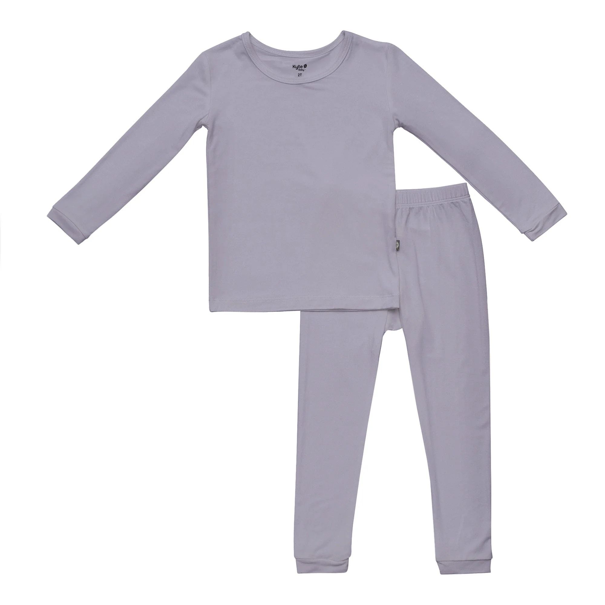 Long Sleeve Pajamas in Haze | Kyte BABY