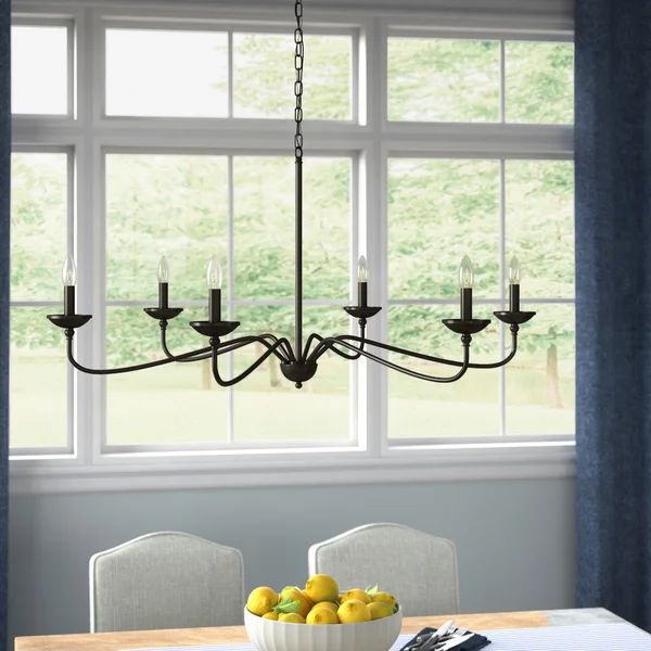 Ralls 6 - Light Candle Style Classic / Traditional Chandelier | Wayfair North America