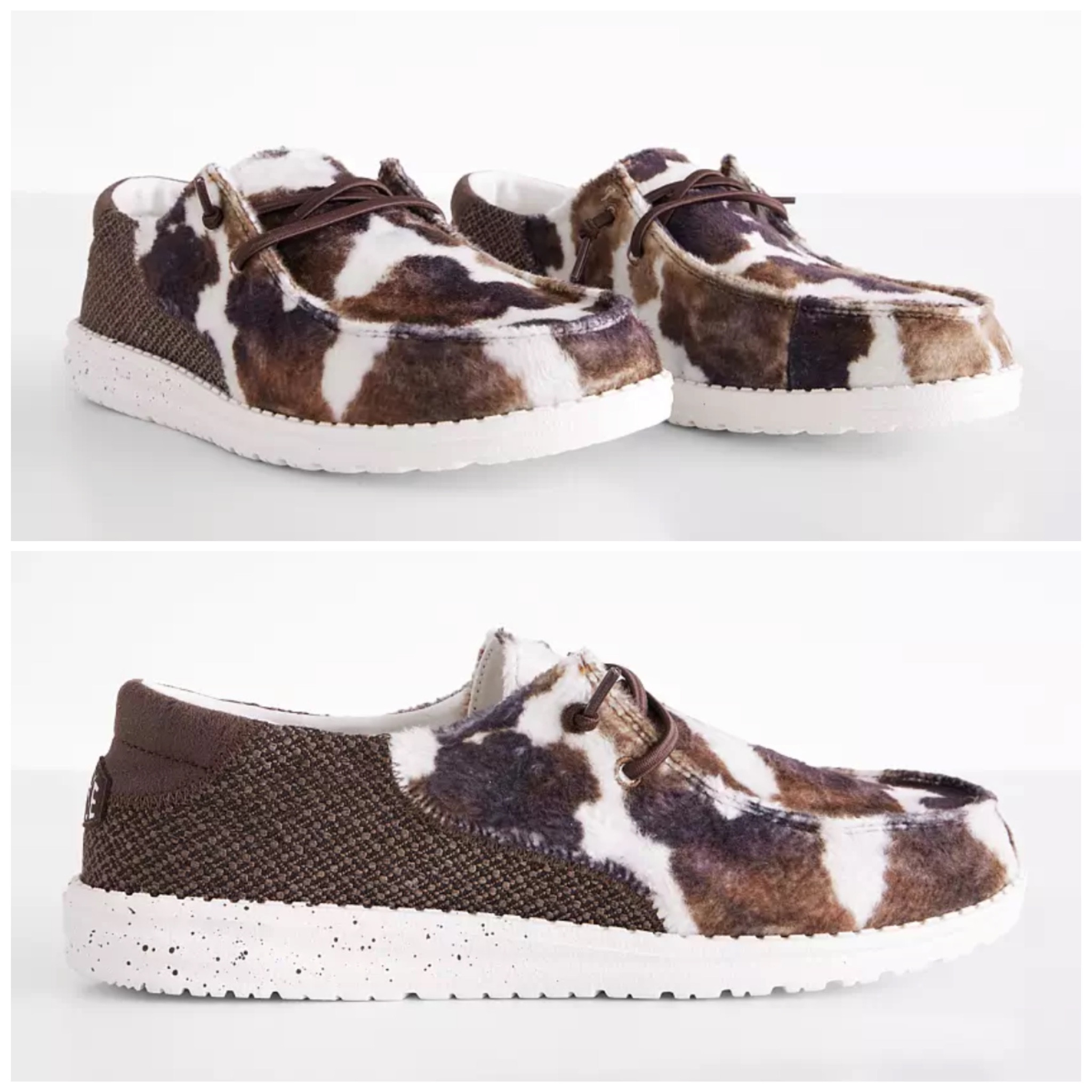 NEW cow print HEYDUDES



#LTKfindsunder100 #LTKshoecrush #LTKstyletip